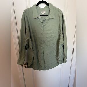 Oversized button down